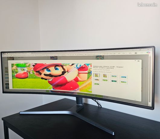 Ecran gamer samsung odyssey G9 ultra large
