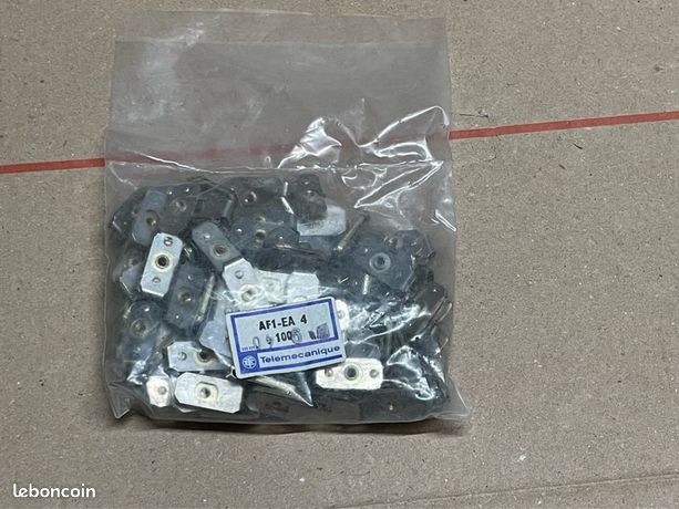 Ecrous clips M4 (Sachet X100) AF1 EA4 TELEMECANIQUE