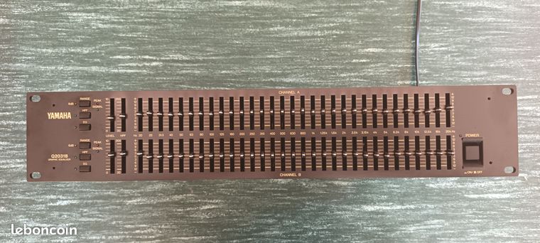 Égaliseur Graphique Equalizer Yamaha Modèle Q2031B