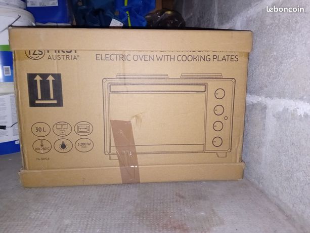 Electric oven with cooking Plates