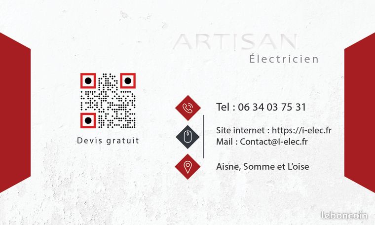 Électricien sur Saint Quentin "Rayon de 50 kms"