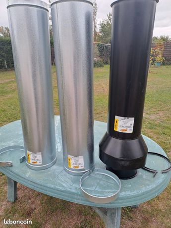 Éléments fumisterie isolés poujoulat diamètre 150