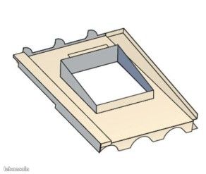Embase ocre pour tuile
