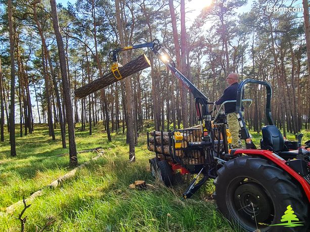 Grue forestière 4.2m premium EXCLUSIVITÉ FRANCE