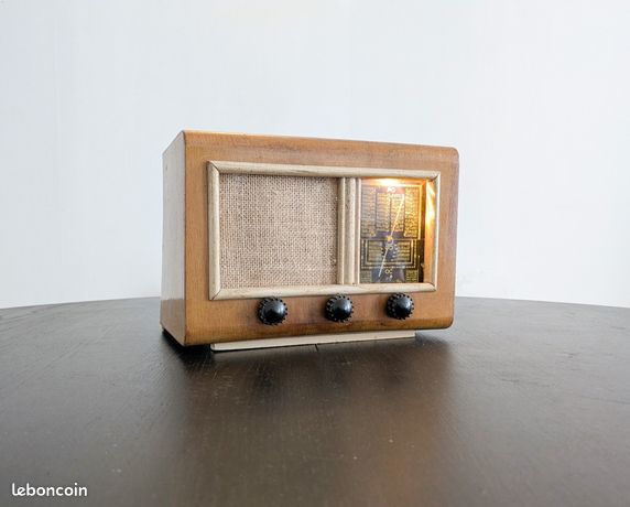 Enceinte Bluetooth de salon - Petit poste radio TSF vintage