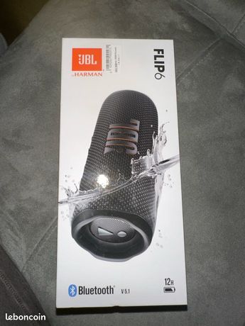 Enceinte Bluetooth JBL Flip 6 - Neuve & Scellée 12h autonomie Waterproof V5.1