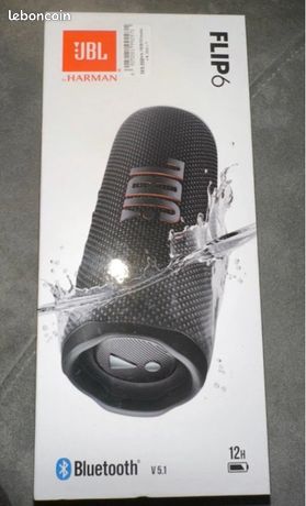 Enceinte Bluetooth JBL Flip 6 Neuve sous blister 12h autonomie Waterproof V5.1