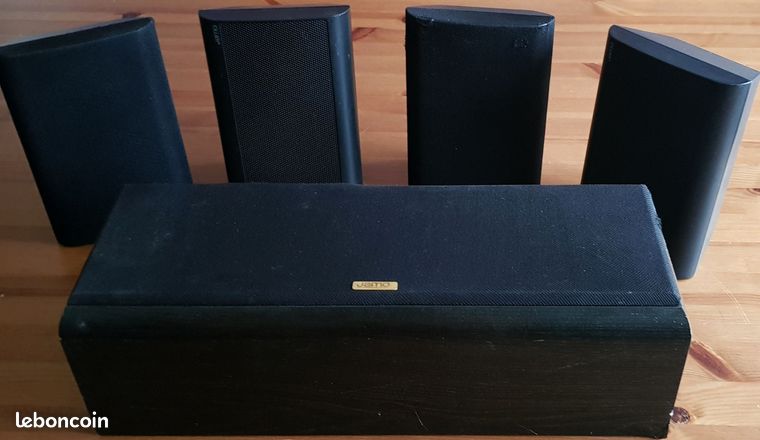 Enceinte Centrale Jamo Center 40 avec 4 Hauts Parleurs SAT 80 & SAT 90