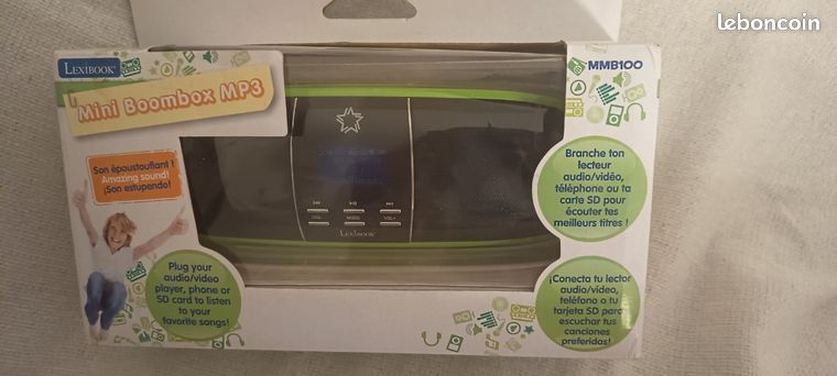 Enceinte Lexibook Mini Boombox Neuve