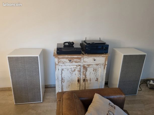 Enceinte professionnelle de marque gkf svp 505 le son et remarquable les aigus formidable et les bass sont terrible il faut venir les écouter boomer de 38 cm