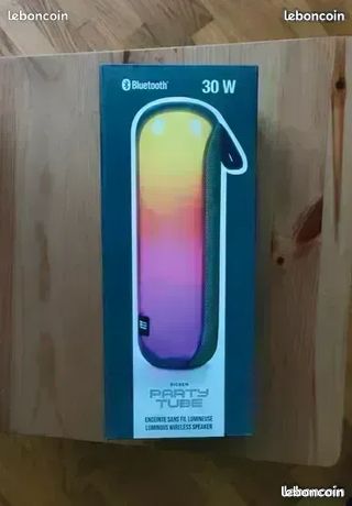 Enceinte Bluetooth BIGBEN avec effets lumineux PARTY TUBE