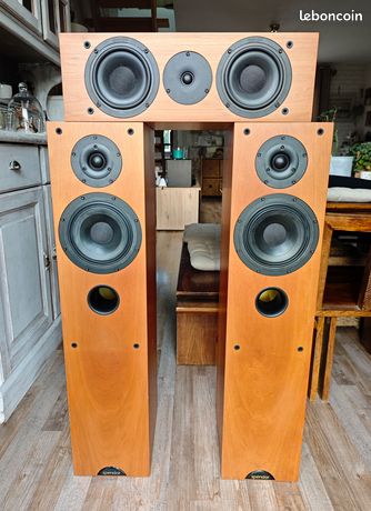 Enceintes colonnes Spendor FL6 + centrale SC3