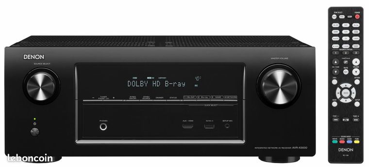 Ensemble ampli denon avr x3000 et cabasse eole 3 5.1