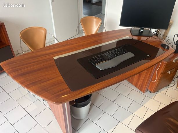 Ensemble bureau caisson et meuble bas