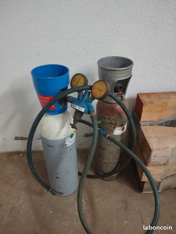 Ensemble chalumeau oxygène acétylène