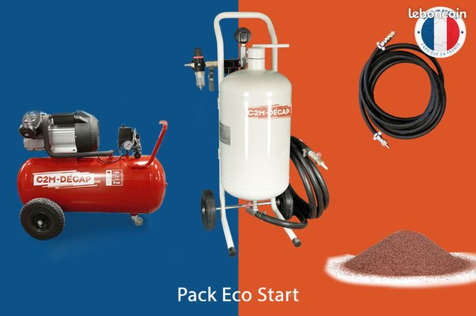 Ensemble d'aerogommage C2M Decap