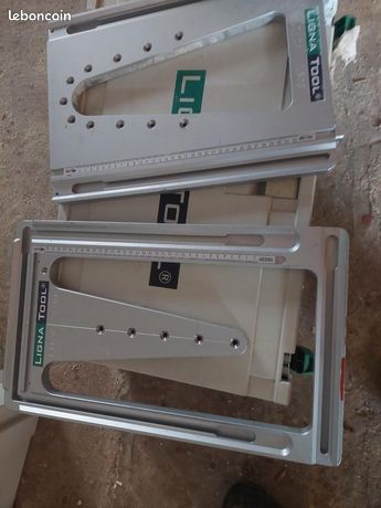 Ensemble de gabarits LIGNATOOL LT120 pour assemblage à queue daronde + défonceuse Lo 65