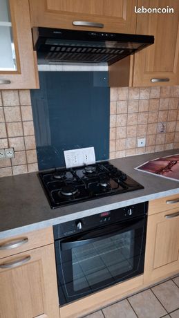 Ensemble four plaque gaz et hotte