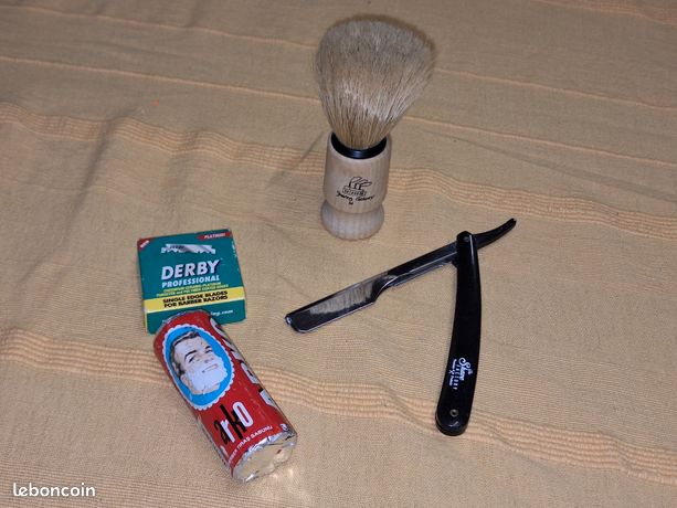 🪒 Ensemble Neuf de Rasage à l'Ancienne avec Tous les Accessoires