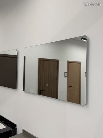 Ensemble Salle de Bain meuble contemporain + miroir LED