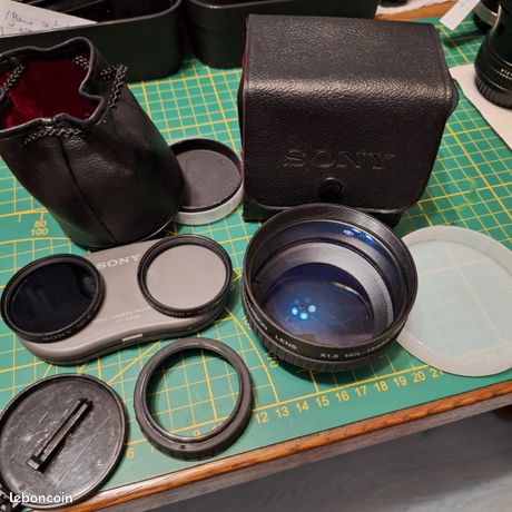 Ensemble optique diamètre 46mm Sony pour camescope / camera