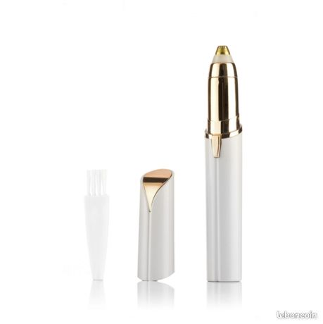 Épilateur de sourcils électrique portable avec lumière LED – Mini rasoir indolore pour femme