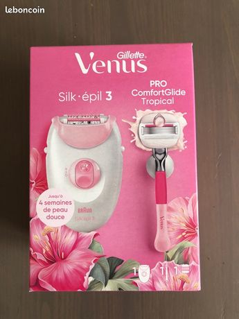 Epilateur Gillette Venus Silk Epil + rasoir pro ComfortGilde