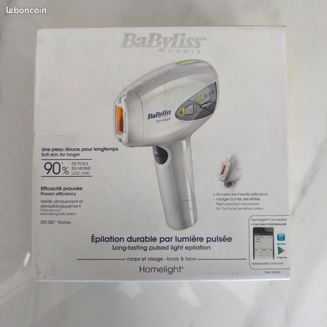 Épilateur lumière pulsée Babyliss Homelight