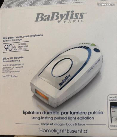 Épilateur lumière pulsée Babyliss Homelight