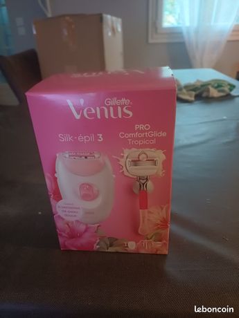 Epilateur venus gillette silk epil 3 pro comfortglide tropical neuf
