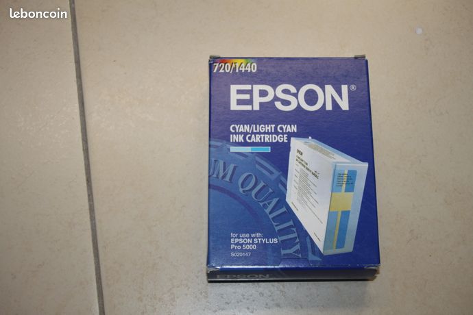EPSON STYLUS PRO 5000 ENCRE cyan n° SO20147