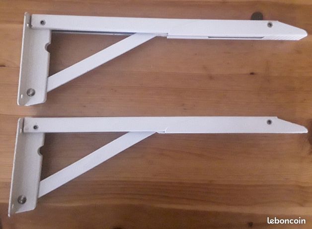 Equerre métal pliable mural 34 cm jamais fixé . Sur Amiens-Rivery Pas d'envoi. 10