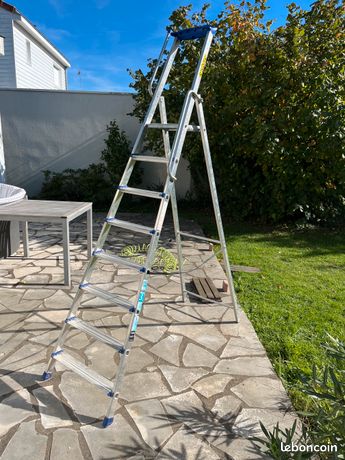 Escabeau en alu 8 marches