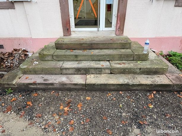 Escalier en grés des Vosges