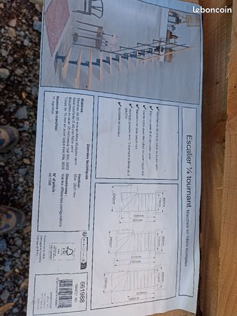 Escalier quart tournant