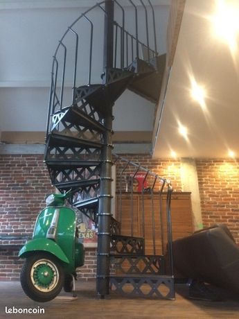 Escalier style croisillon