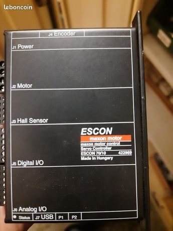 ESCON Maxon 70/10 servo-contrôleur 4 Q Numéro d'article 422969ESCON 70/10 servo-contrôleur 4 Q pour moteurs DC/EC 10/30 A 10 - 70 VDCNuméro d'article 422969