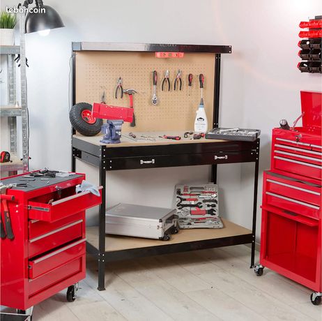 Etabli garage atelier 120 x 55 x150cm comprise en France