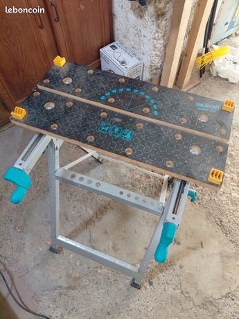 Établi pliant de serrage wolfcraft