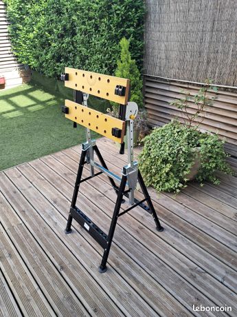 Etabli pliant Réglable en hauteur