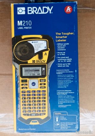 Étiqueteuse Brady m210