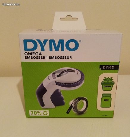 Étiqueteuse DYMO OMEGA AAC Neuve, Livrée avec Ruban couleur noir et Dans sa boite non ouverte