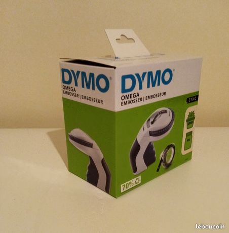 Étiqueteuse DYMO Toute Vendue avec Ruban noir et dans sa boite non ouverte