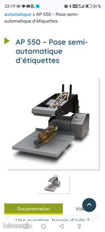 Étiqueteuse label automatique AP550