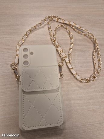 Etui A15 5G portefeuille avec Bandoulière