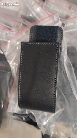 Étui en cuir pour lecteur de ronde / lampe / outil compact Neuf