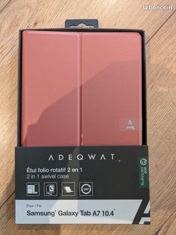 Étui tablette Samsung Galaxy rose poudré neuf