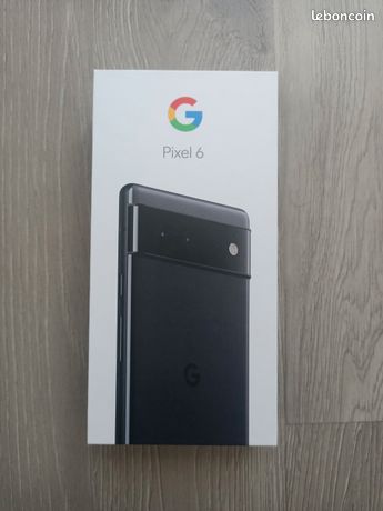 Excellent Google Pixel 6 5G Noir Carbone Ram 8Go Stockage 128Go état neuf