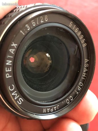 EXCELLENT Objectif Pentax 28mm f/3.5 Monture K