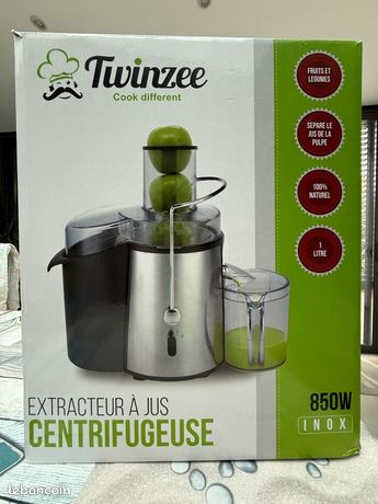 Extracteur à jus centrifugeuse twinzee
